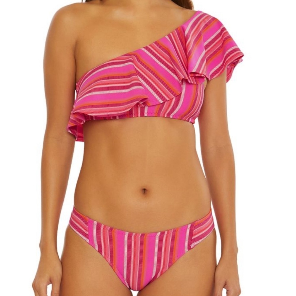 TOP AND BOTTOM TRINA TURK MARAI LOW RISE FRENCH CUT SWIM